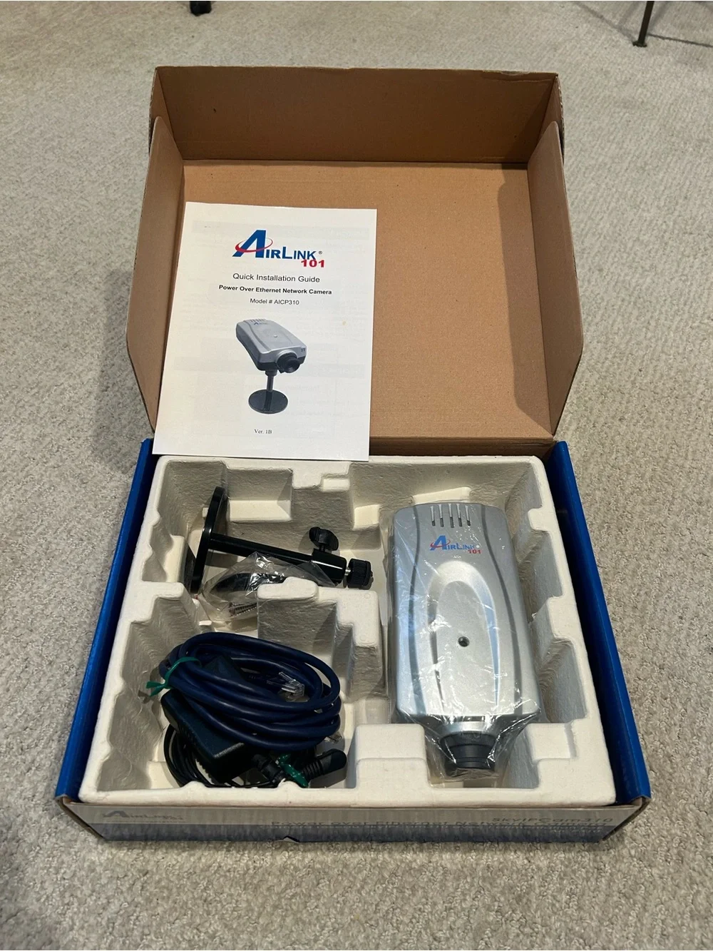 Link SkyIPCam310 Power over Ethernet Network Camera - Blue